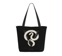 IJHRSFDST My Valentine Rock Band Bullet Women'S Tote Bag - Reusable Shopping Bag With Band Logo Print, Durable Canvas Shoulder Bag For Grocery, Beach & Daily Use,Black