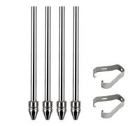 IJHYGD Pack of 4 S Pen Tips, Compatible with Samsung S Pen Tips, Compatible with Samsung Pen Tips, Metal Replacement Pen Tips, Pencil Tips, Compatible with Samsung Galaxy Tab S9/S7/S8 (with 2 Clips)