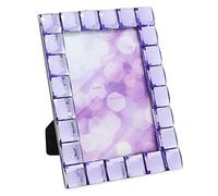 Iji Clear Jewel Photo Frame, Plastic, Light Purple, 4x6