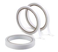 iJiZuo 3 Rolls Double Sided Tape, 2 Sizes Adhesive Sticky Craft Tape, 5mm x 20m(2 Rolls) + 8mm x 20m, Double Sided Tape Self-Adhesive Tape for Sewing, Crafts, Handwork, Gifts, Photos