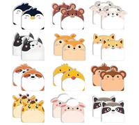 iJiZuo 720 Pcs Cute Sticky Notes Set, Removable Adhesive Memo Pads, 24 Packs Sticky Notes Stationary self-Adhesive Sticky Note Pads,Office, Home & School Use (Animal Pattern)