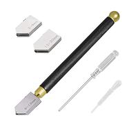 iJiZuo Glass Cutter Kit, 2mm-20mm Professional Cutting Head, Glass Cutting Tool, Pencil Style Oil Feed Carbide Tip for Glass Cutting Tool/Tiles/Mirror/Mosaic