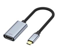iJiZuo USB C to HDMI Adapter 4K@30Hz, Thunderbolt 3 to HDMI Adapter Compatible with 2019/2018/2017 MacBook Pro, Macbook Air, Surface Pro, Aluminum Shell and Nylon Cable-Grey