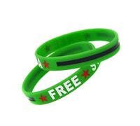 Ijksbehjf 2Pieces Rubber Wristbands Featuring Syrian Flags for Those Who Stand for Peace and Awareness International Affairs Jewelry