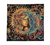 Ijksbehjf 3 Multi-Size Cloth Lightweight, Space-Saving, 50x50cm / 60x60cm / 75x75cm, Ideal for Readings & Gatherings On-the-Go Velvets Divination Mat