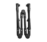 Ijksbehjf Adjustable Trolley Push Handle Ergonomic Frame for Camping Gear Heavy Duty Metal Frame with Space Saving Fold Ergonomic Camping Cart Grip