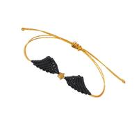 Ijksbehjf Angel Wing Design Braided Adjustable Rope Cord Couple Jewelry Suitable for Matching Various Outfits Couple Matching Bracelets