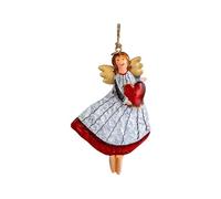 Ijksbehjf Artisanal Iron Patron Suspended Decoration Warm Holiday Mood Founder for Christmas Decorative Fashion Enthusiasts Christmas Patron Girl Decoration