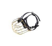 Ijksbehjf Chew Immune Metal Alloy Pet Nose Ventilated Net Plan Securitylock Modifiable Belts for Intermediate Large Canines Dog Training Nose for Yelping Control