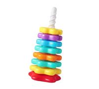 Ijksbehjf Not Pinch Rotating Colorful Stacking Toy Practical Educational Game for Kids Motor Coordination and Development Kids Stacking Puzzle