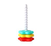 Ijksbehjf Not Pinch Rotating Colorful Stacking Toy Practical Educational Game for Kids Motor Coordination and Development Kids Stacking Puzzle