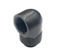 Ijksbehjf Rotating 90 Degree Metal Elbow Fitting Adapters for Water Cooling Space Utilization and Leak Protections Water Cooling