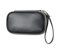 Ijksbehjf Slimming Double Layer Chargers Cable Organizers Practical PU Case for Outdoor or Business Trip Use Compact Travel Organizers