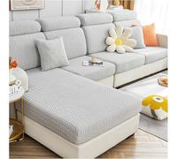 IJNBHU Magic Sofa Covers Soothing Home Sofa Cushion Covers Universal Stretch Slipcovers L Shape, Soft Sofa Seat Couch Chaise,gray,Regular L