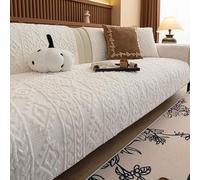 IJNBHU Thick Rabbit Plush Faux Fur Throw Pillow Cover Fluffy Soft Decorative Square Pillow Covers Plush Case Faux Fur Cushion Covers for Living Room,Pet,white,70 * 180cm