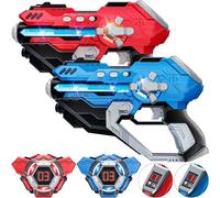 IJO Laser Tag Guns Set of 2 Laser Tag with Digital LED Score Display Vests for Teens, Family and Adults Fun,Birthday Gift Toys for Kids Ages 6 7 8 9 10 11 12+Year Old Boy & Girls