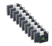 IJOSADON 10Pcs Hse-231 Compatible Heat Shrink Tube Labels For Label Makers Models Hse-211 221 241 251 611 621 631 641 651(10PK Hse-231)