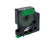 IJOSADON 1pcs 12mm Label Cassette Ribbon Compatible With D1 Tape 45010 45013 45016 45017 45018 For LabelManager 160 280 And Similar Label Makers(Black on Green)