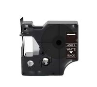 IJOSADON 1PCS 9mm Compatible Labeling Cassette D1 40910 Black On Clear Works With Label Manager LM 160 280 360D Printer And Similar Label Printers(White on Black)