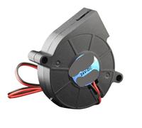 IJOSADON 2 Pcs 5015 3D Printer Cooling Fan 12V 24V 0. 15A Sleeve Bearing Brushless DC Turbo Fan 5015S Compatible With Reprap I3 And Similar 3D Printer Models(24v)