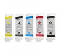 IJOSADON 260ml 5Pcs Refillable Ink Cartridge Compatible With PFI101 PFI102 PFI103 PFI105 For IPF671 IPF771 IPF670 IPF770 IPF710 IPF750 Printers(260ml No chip 5Color)