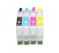 IJOSADON 4 Pack Refillable Ink Cartridges Compatible With XP342 XP345 XP442 XP445 With Auto Reset Chips 29XL T2991 T2994
