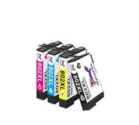 IJOSADON 4 Pcs Compatible With 802 802XL WorkForce Pro WF-4740 WF-4730 WF-4734 Printer Models For Part Number 802 802XL