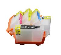 IJOSADON 4PCS EMPTY Compatible Refillable Ink Cartridges For IX4000 IX5000 IP3300 IP3500 MP510 MP520 MX700 With Auto Reset Chip PGI-5 PGI5