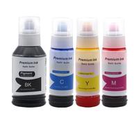 IJOSADON 4pcs Refill Ink Set Compatible With 001 Compatible With L4150 L4156 L4160 L4260 L6160 L6170 L6190 L6191 L6270 L6290 L14150 Printers(1set(pigment BK))