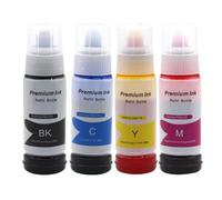 IJOSADON 4pcs Refill Ink Set Compatible With 001 Compatible With L4150 L4156 L4160 L4260 L6160 L6170 L6190 L6191 L6270 L6290 L14150 Printers(1set(Dye BK))