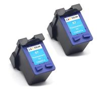 IJOSADON 56XL 57XL 56 57 Ink Cartridge Compatible With HP56 HP57 Compatible With Deskjet 5150 5550 5650 7760 9650 1315 1350 2110 2210 4200 1110 1205 1210 1215(CL 2PC)