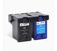 IJOSADON 56XL 57XL 56 57 Ink Cartridge Compatible With HP56 HP57 Compatible With Deskjet 5150 5550 5650 7760 9650 1315 1350 2110 2210 4200 1110 1205 1210 1215(1SET(2PC))