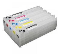 IJOSADON 5pcs 700ml Refillable Ink Cartridge Compatible With SureColor T3070 T5070 T7070 T3200 T5200 T7200 T3270 T5270 T7270 Featuring One Time Chip