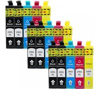 IJOSADON Compatible 12 Pack T2991 29XL Ink Cartridges Compatible With XP235 XP247 XP245 XP332 XP335 XP342 XP345 XP435 XP432(6BK 3C 3Y 3M)