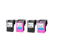 IJOSADON Compatible 123XL Ink Cartridges For Deskjet 1110 1111 1112 2130 2132 3630 3632 4521 4522 4513 4520 Printers(2BK AND 2COLOR)