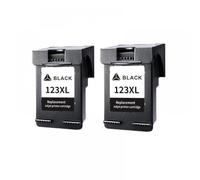 IJOSADON Compatible 123XL Ink Cartridges For Deskjet 1110 1111 1112 2130 2132 3630 3632 4521 4522 4513 4520 Printers(2X 123XLBK)