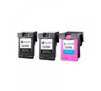 IJOSADON Compatible 123XL Ink Cartridges For Deskjet 1110 1111 1112 2130 2132 3630 3632 4521 4522 4513 4520 Printers(2BK AND 1COLOR)