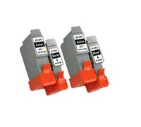 IJOSADON Compatible BCI-21 BCI-24 Ink Cartridge Compatible With IP1000 IP1500 IP2000 MP110 I250 I255 I320 B180C Printer(2BK AND 2COLOR)