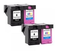 IJOSADON Compatible Ink Cartridge 664XL For 664XL Works With Deskjet 1115 2135 3635 1118 2138 3636 3638 4535 4536 Printers(2Black 2Color)