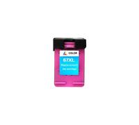 IJOSADON Compatible Ink Cartridge For 67XL Series Printers Deskjet 2723 2752 1225 6020 6052 6055 6420 6452 4152 4140 4155 Printer(1PCS 67XLC)