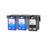 IJOSADON Compatible Ink Cartridges Compatible With 21XL 22XL Replacement Compatible With Hp21 DeskJet F300 Series F310 F325 F335 F340 F350 F370 F380 F385 F390(1BK AND 2COLOR)
