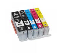 IJOSADON Compatible Ink Cartridges PGI250XL CLI251XL For Printers Ip7220 8720 MG5420 MX922 MX722 IX6820 MG5620 MG5520 MG6420 MG6620 Suitable Region: North America(1set)