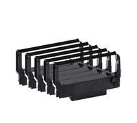 IJOSADON Compatible Ink Print Ribbon Works With ERC30 ERC34 ERC38 For Use With TM-U220PD U230 U210A TM-U370 U300C M188B M188D Printers(5 pcs Black)