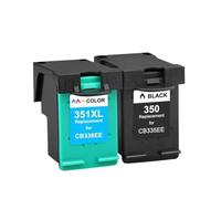 IJOSADON Compatible Replacement Ink Cartridges Compatible With HP350 350XL 351XL Compatible With Deskjet D4200 D4260 D4263 D4360 Officejet J5730 5780 5785(1 set)