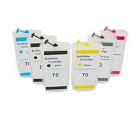 IJOSADON Refillable Ink Cartridge Replacement Set 280ml Compatible With 70 Compatible With Designjet Z5400 Z5200 Z2100 Z3100 Z3200 Printers With Chip(8Color-Z2100 Z5200)