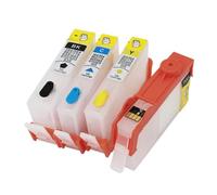IJOSADON Refillable Ink Cartridge Set Compatible With HP920 920 XL Compatible With Inkjet Officejet 6000 6500 6500A 7000 7500 7500A Printers With Reset Chip 4PCS