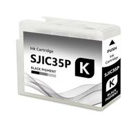 IJOSADON SJIC35P 80ML Ink Cartridge With Chip Compatible With Printer Supplies ColorWorks CW-C6500P CW-C6000A CW-C6000P CW-C6500A Label Printer(SJIC35P BK 1PCS)