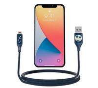 IJOY Disney The Nightmare Before Christmas 6FT Replacement iPhone Charger - Jack Skellington MFI Certified Braided USB Charging Cable High Speed Data Sync Compatible with Android, MacBook, Google