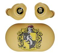 iJoy Harry Potter Hufflepuff Wireless Bluetooth Earbuds with Charging Case, Built-in Mic, 30 Hr Playtime, Officially Licensed | Harry Potter Gifts for Women, Men, Teens, Kids & All Fans of Hufflepuff
