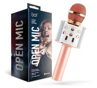 ijoy OPEN MIC - BLUETOOTH KARAOKE MICROPHONE - ROSE GOLD/WHITE